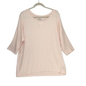 NWT Torrid Super Soft Sleep Knit Top Women's 2X Pink Pullover
